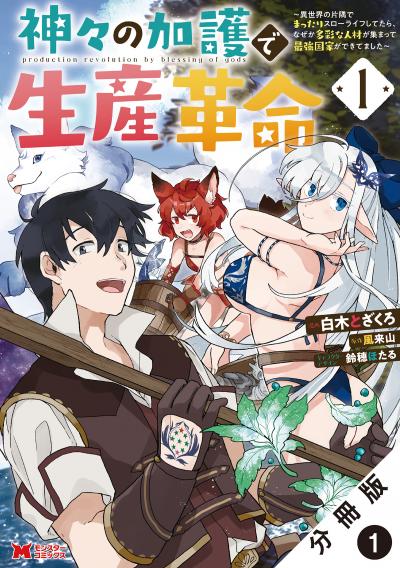 神々の加護で生産革命～異世界の片隅でまったりスローライフしてたら、なぜか多彩な人材が集まって最強国家ができてました～(コミック) 分冊版